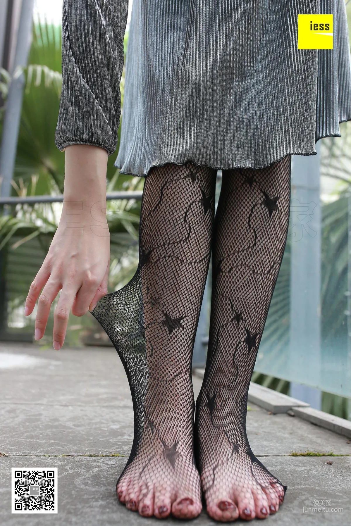 Zi Zi "Star Fishnet Stockings and Ankle Boots" [IESS] Silk Enjoyer 158 Photo Set photo 52