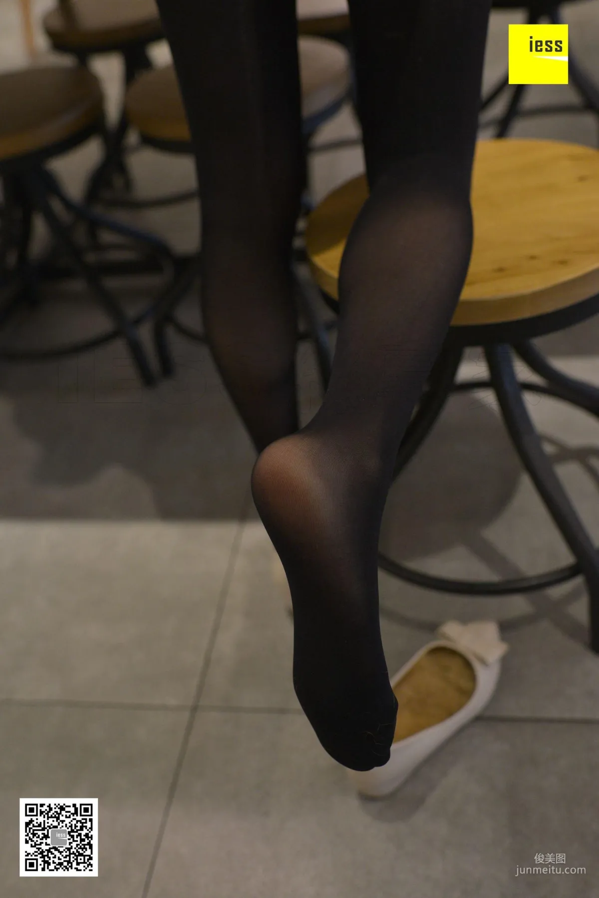 Xiao Yu, 50D Black Stockings and Flats [IESS] Stockings Lover 195 Photo Set photo 44