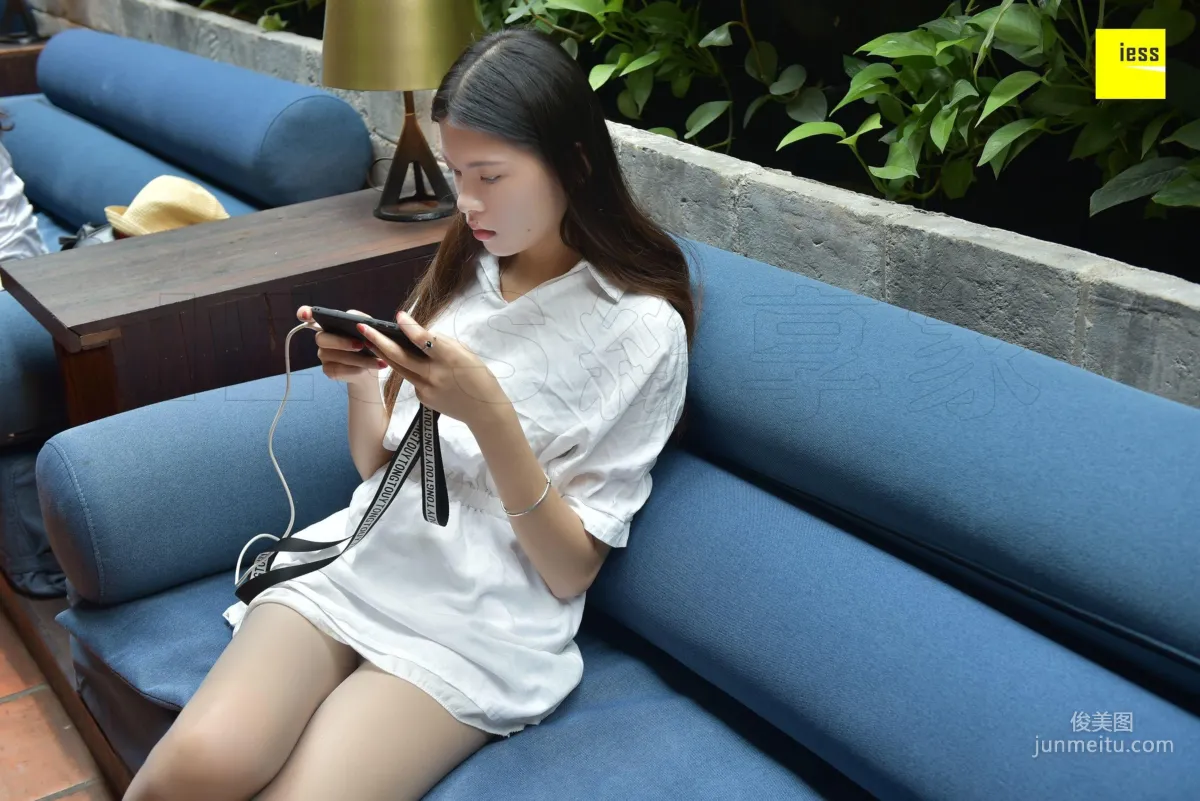 Qi Qi《One-Strap Sandals Gray Stockings》 [IESS] Si Xiang Jia 189 Photo Set photo 61