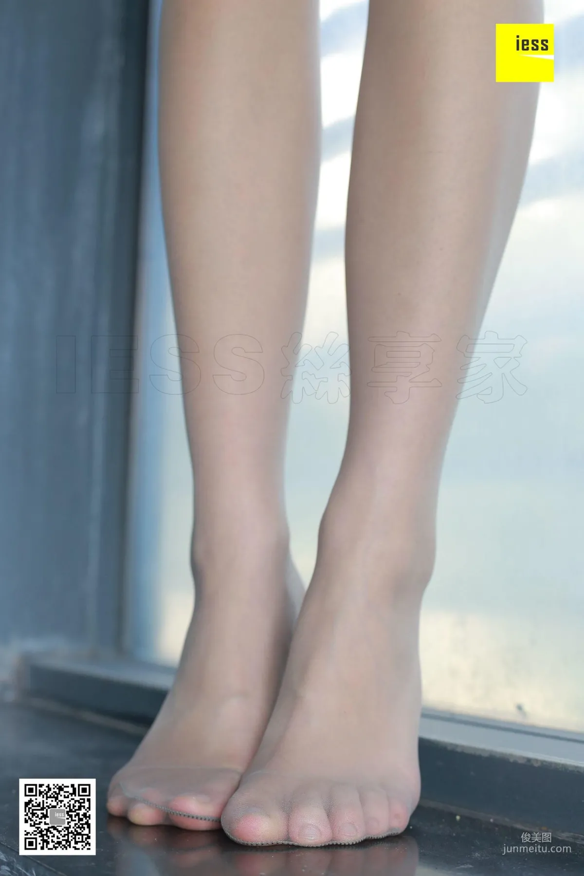 Mu Mu Gray Stockings Fresh Beautiful Feet [IESS] Silk Enjoyer 191 Photo Set photo 46