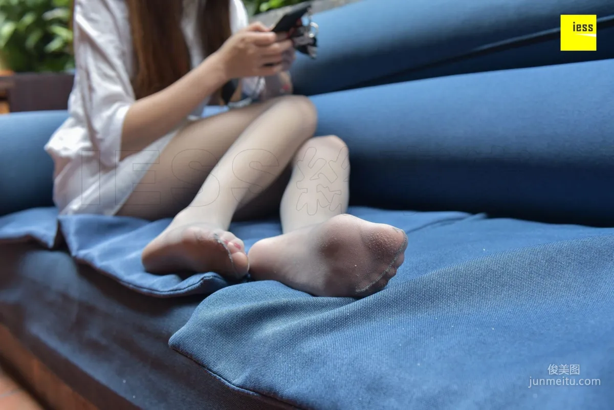 Qi Qi《One-Strap Sandals Gray Stockings》 [IESS] Si Xiang Jia 189 Photo Set photo 77