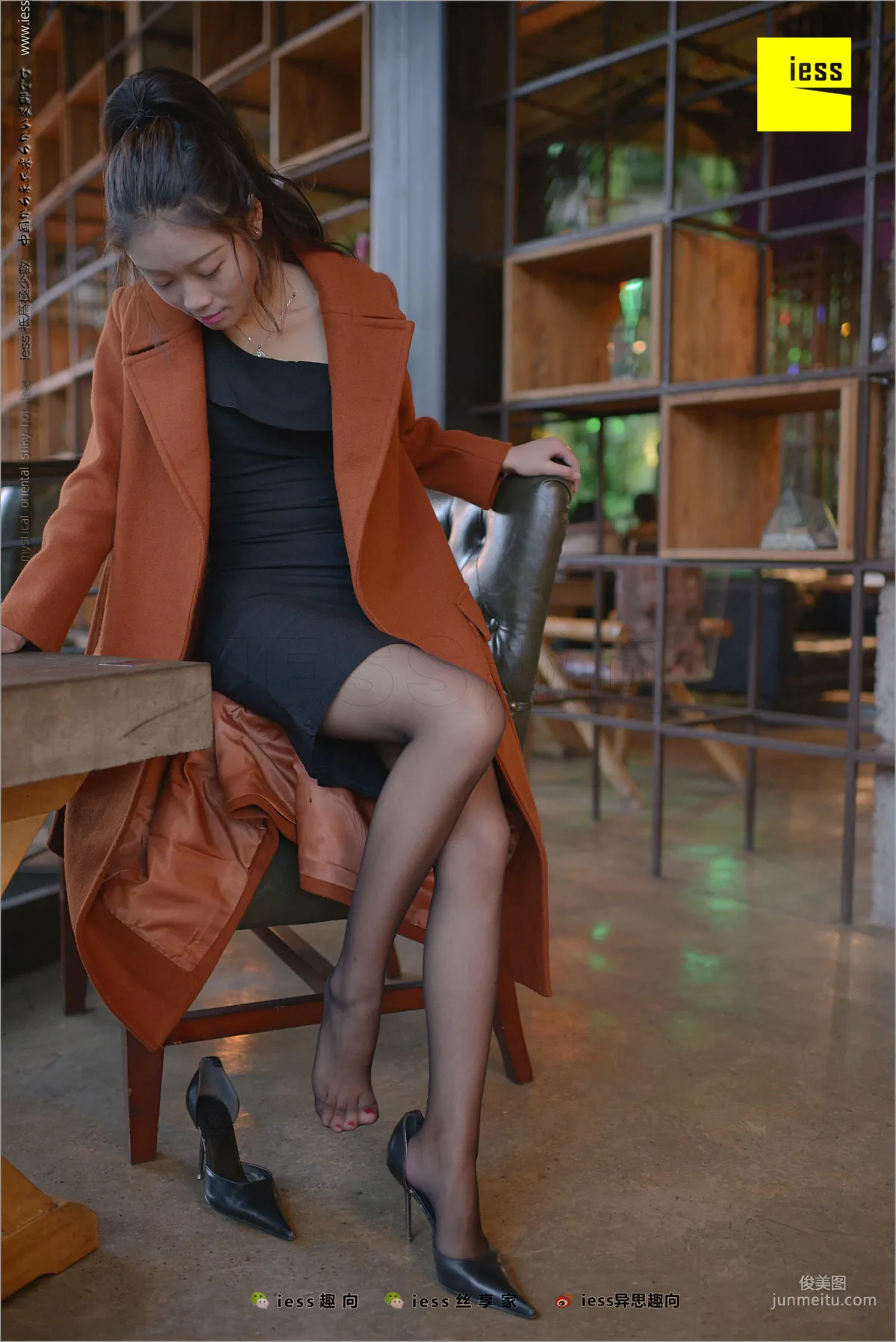 Xiaohei Meijing Jing Black Girl's Black Stockings Beautiful Legs [IESS] Silk Feet Bento 209 Photo Set photo 16
