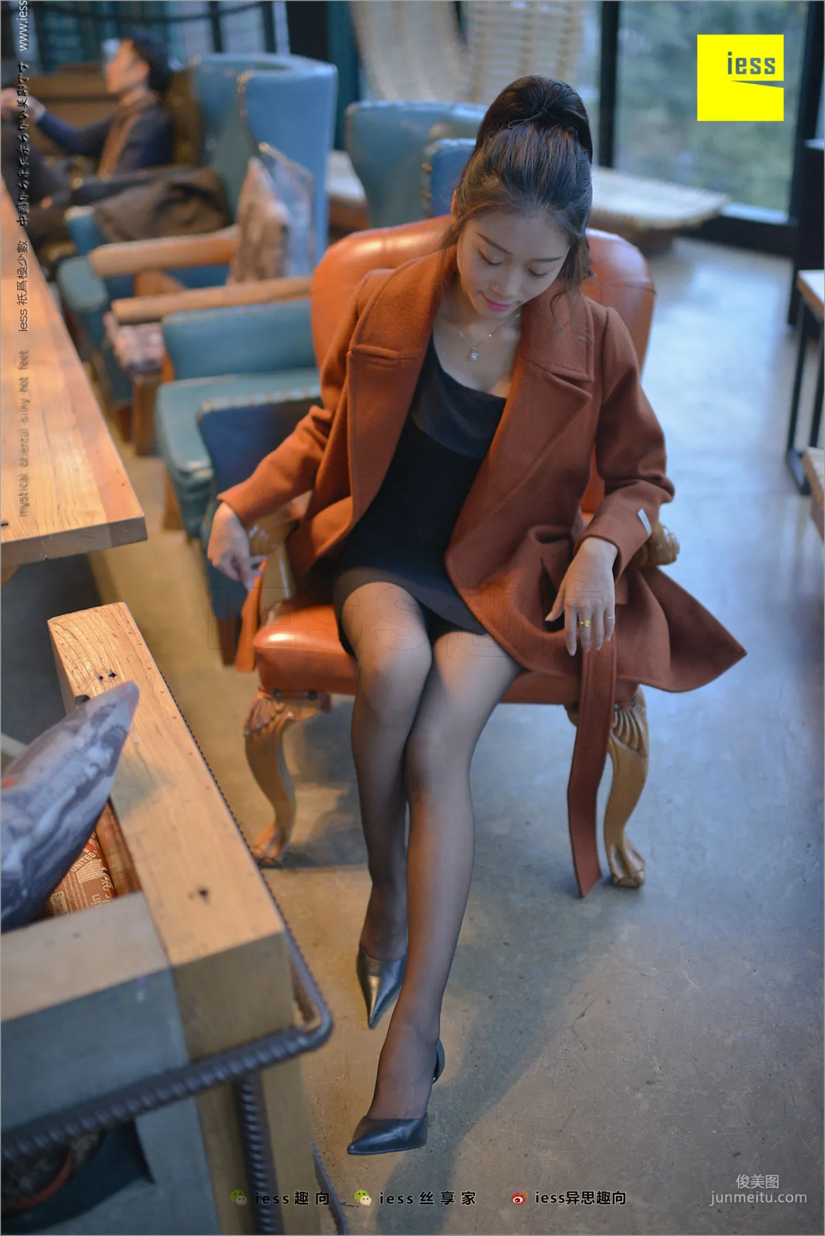 Xiaohei Meijing Jing Black Girl's Black Stockings Beautiful Legs [IESS] Silk Feet Bento 209 Photo Set photo 60