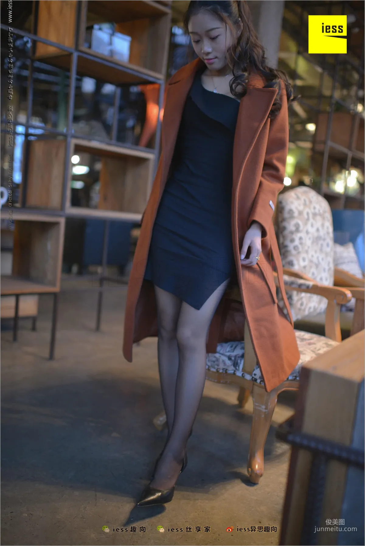 Xiaohei Meijing Jing Black Girl's Black Stockings Beautiful Legs [IESS] Silk Feet Bento 209 Photo Set photo 96