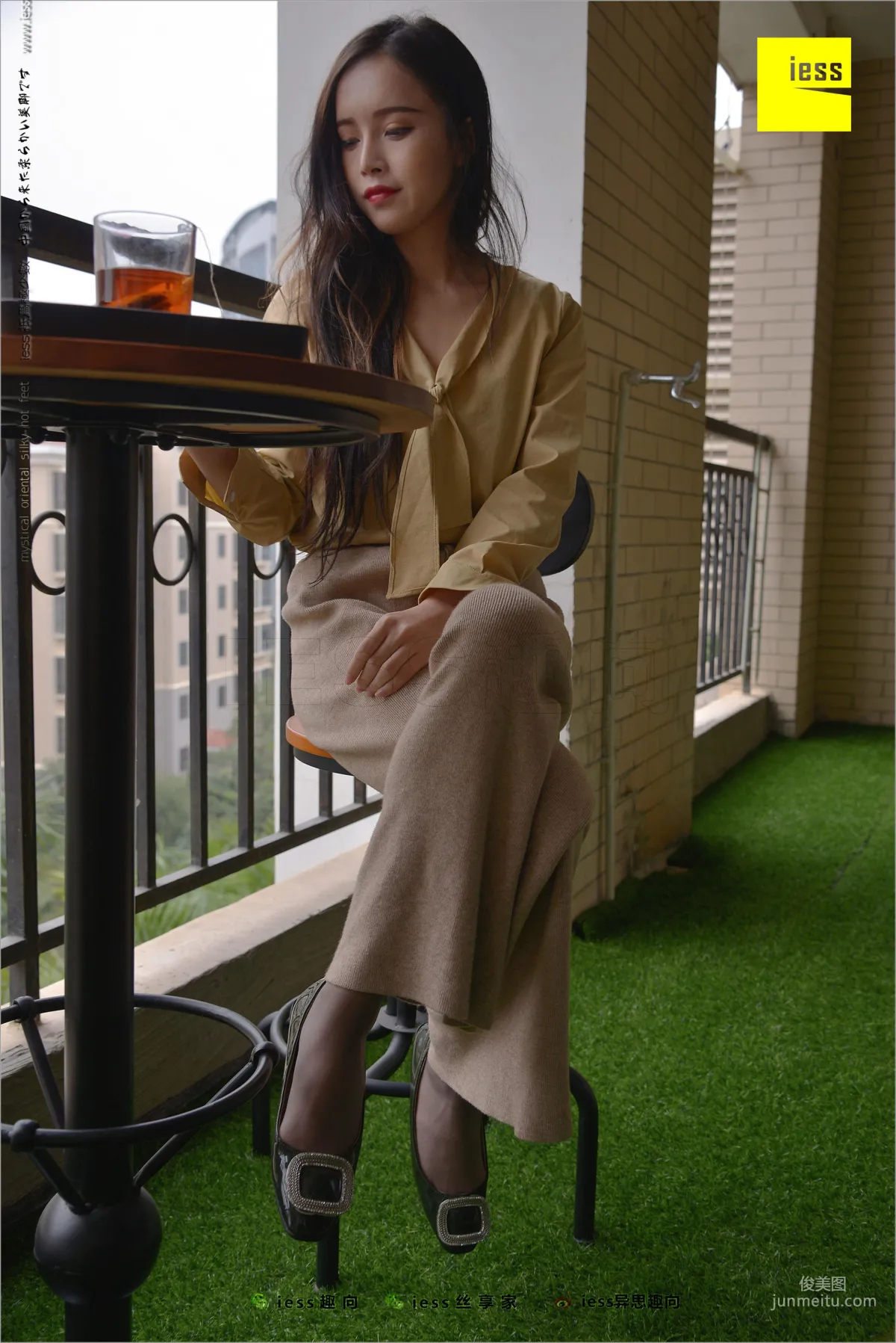 Xiao Yu 'Xiao Yu, Boat Socks, Short Stockings and Flats' Simplified Version [IESS] Silk Legs Bento 218 Photo Set photo 62