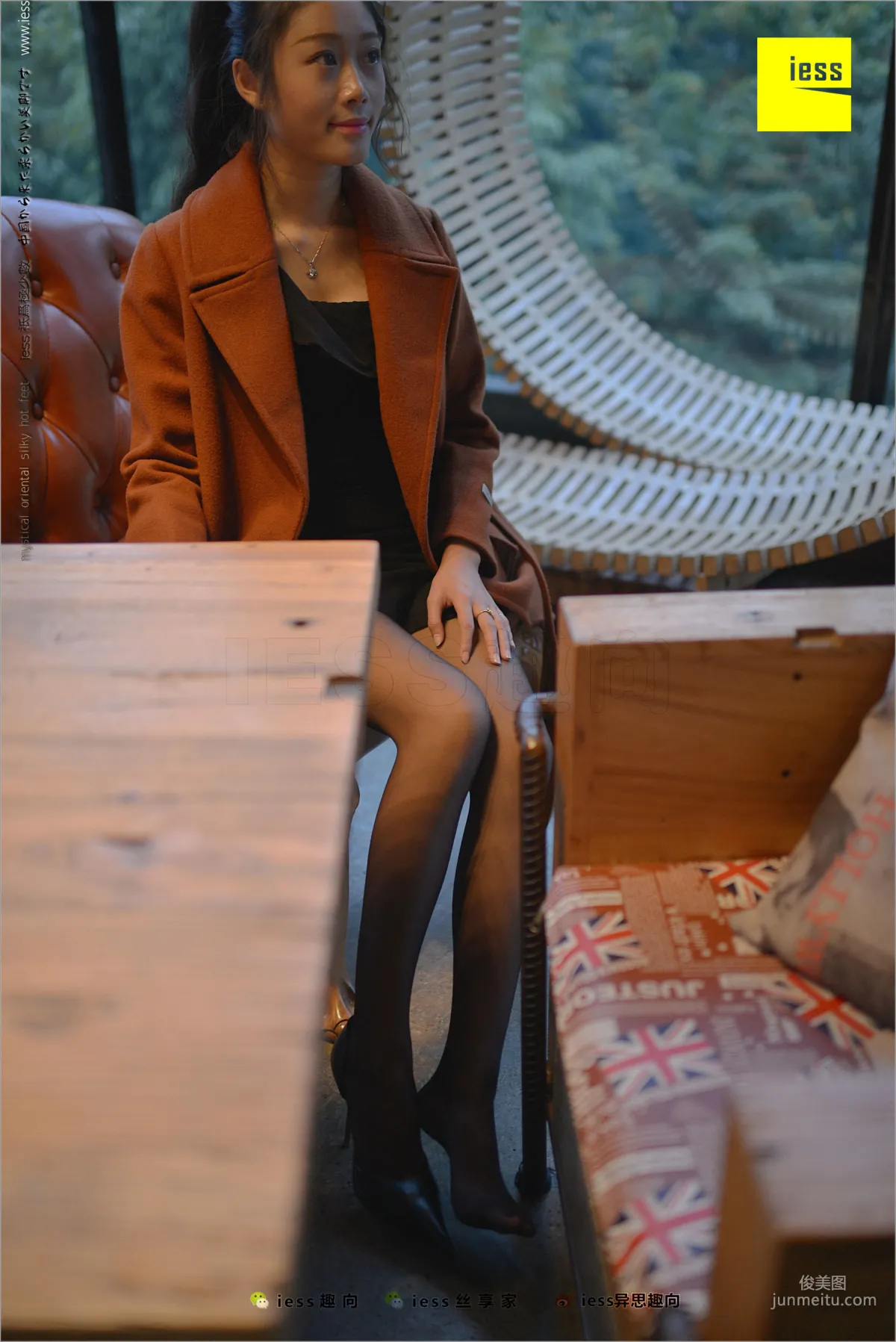 Xiaohei Meijing Jing Black Girl's Black Stockings Beautiful Legs [IESS] Silk Feet Bento 209 Photo Set photo 51