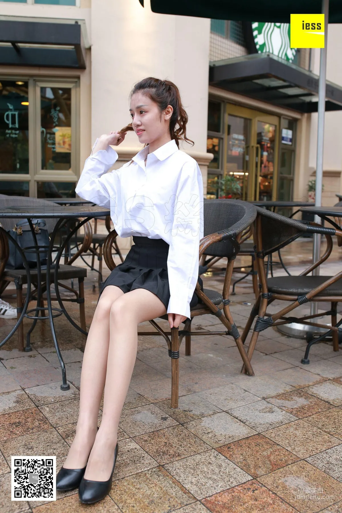 Jing Jing Interview Little Secretary [IESS] Silk Enjoyer 200 Photo Set photo 9