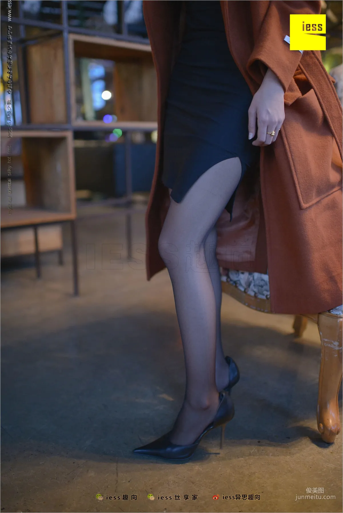 Xiaohei Meijing Jing Black Girl's Black Stockings Beautiful Legs [IESS] Silk Feet Bento 209 Photo Set photo 97