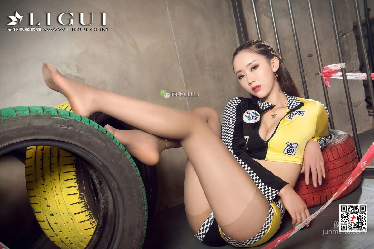 Model 然然《监狱运动女郎》 [丽柜Ligui] 写真集39