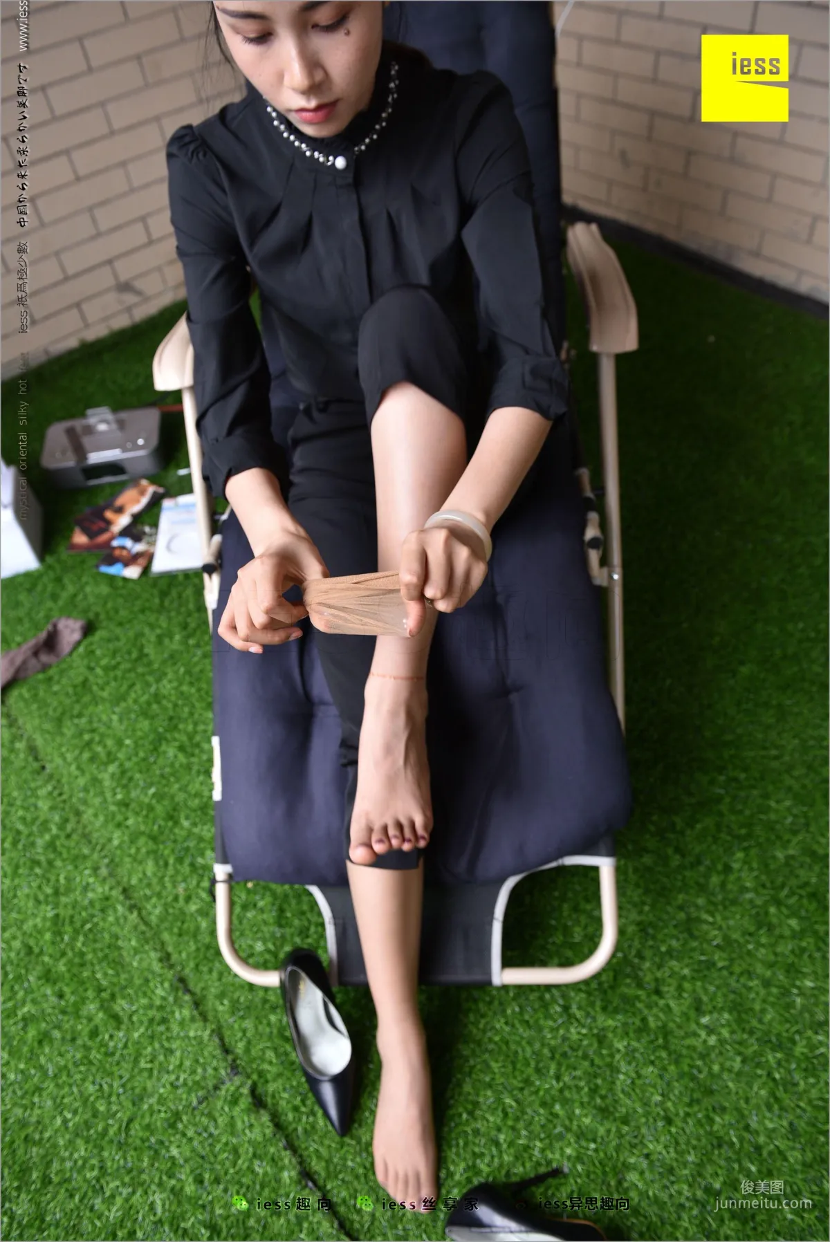 Hua Hua, Mid-Calf Stockings, The Beauty of the Unpopular [IESS] Silk Feet Bento 214, Photo Set photo 57