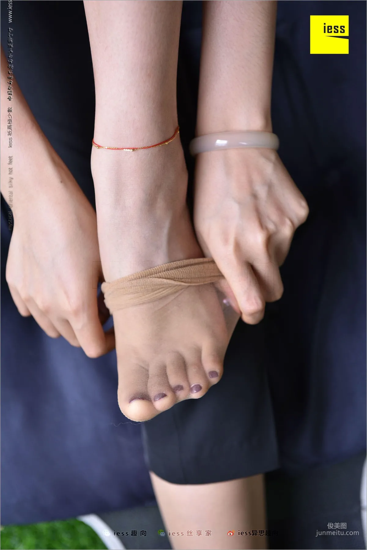 Hua Hua, Mid-Calf Stockings, The Beauty of the Unpopular [IESS] Silk Feet Bento 214, Photo Set photo 63
