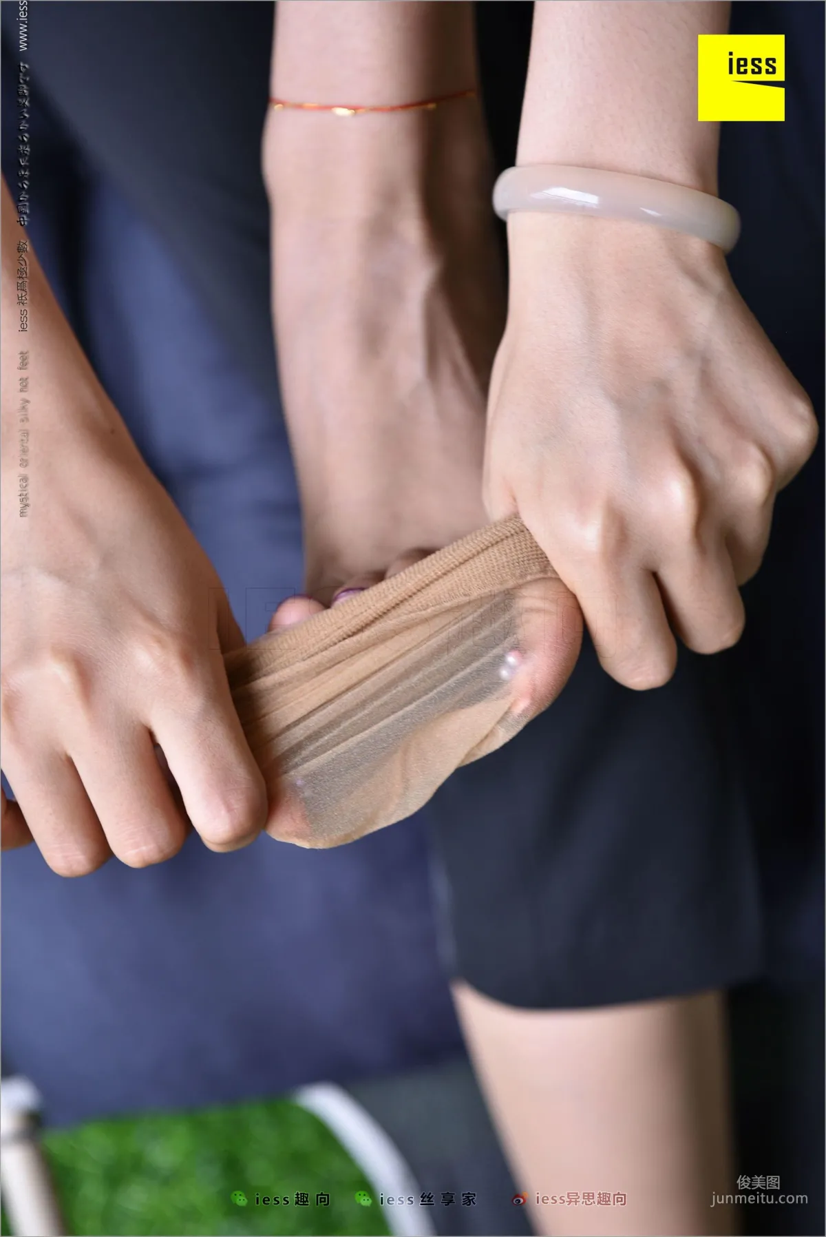 Hua Hua, Mid-Calf Stockings, The Beauty of the Unpopular [IESS] Silk Feet Bento 214, Photo Set photo 59