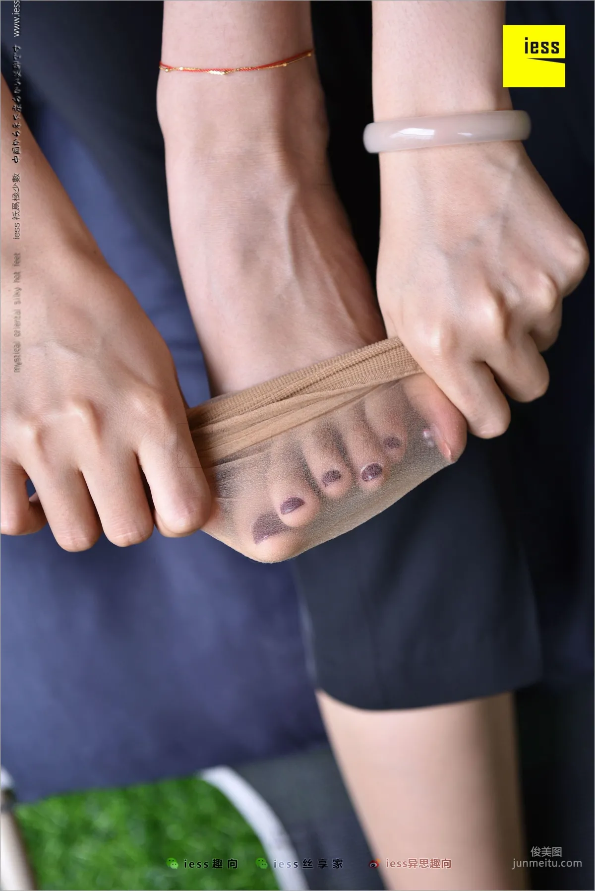 Hua Hua, Mid-Calf Stockings, The Beauty of the Unpopular [IESS] Silk Feet Bento 214, Photo Set photo 61