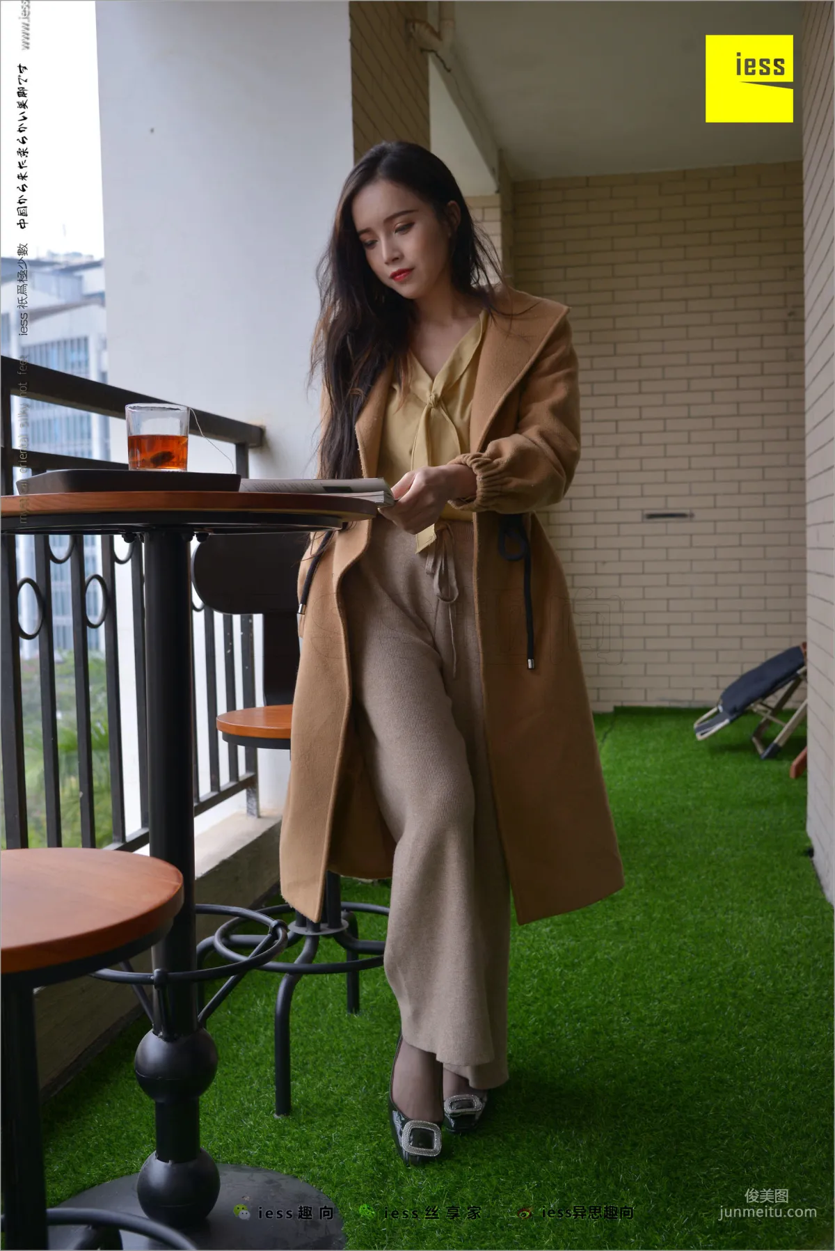 Xiao Yu 'Xiao Yu, Boat Socks, Short Stockings and Flats' Simplified Version [IESS] Silk Legs Bento 218 Photo Set photo 49