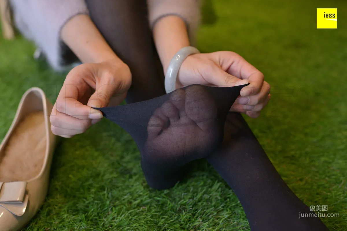 Xiao Yu, 50D Black Stockings and Flats [IESS] Stockings Lover 195 Photo Set photo 95