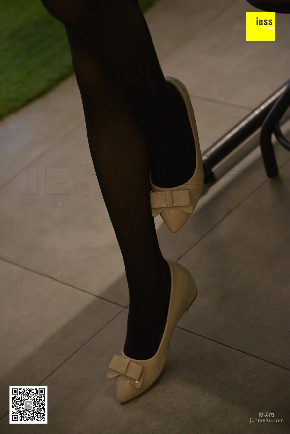 Xiao Yu, 50D Black Stockings and Flats [IESS] Stockings Lover 195 Photo Set photo 67