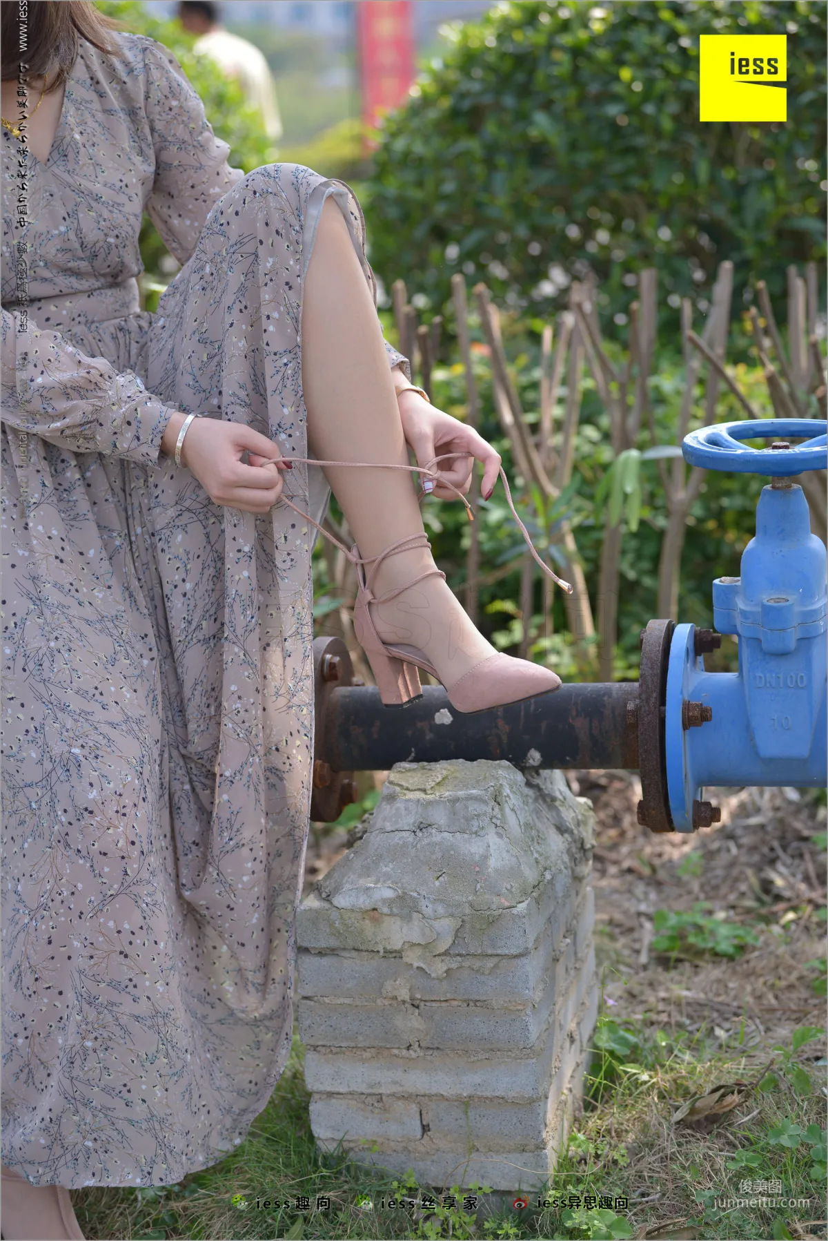 Xin Yue 'Foot Appreciation' [IESS] Silk Stockings Bento 215 Photo Set photo 2