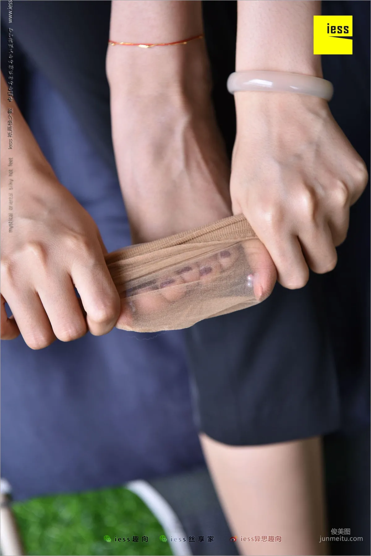 Hua Hua, Mid-Calf Stockings, The Beauty of the Unpopular [IESS] Silk Feet Bento 214, Photo Set photo 60