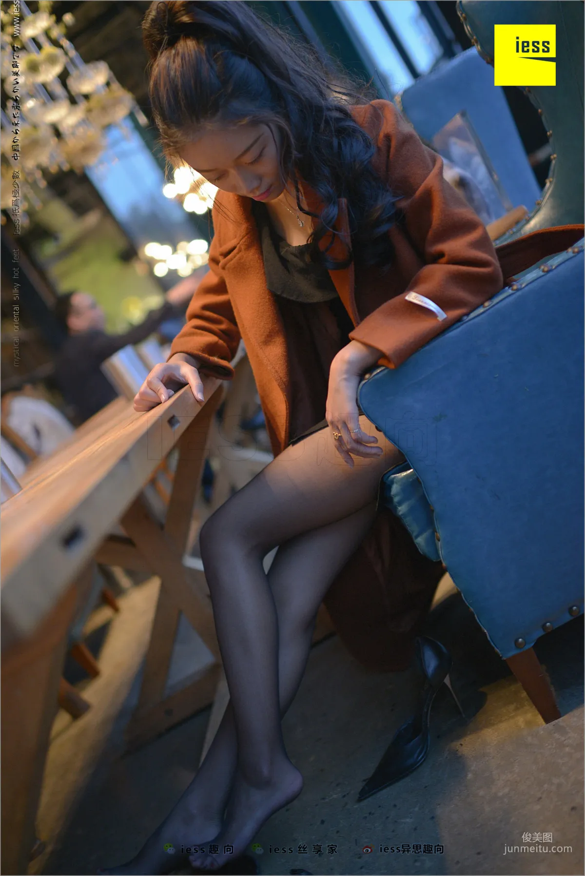 Xiaohei Meijing Jing Black Girl's Black Stockings Beautiful Legs [IESS] Silk Feet Bento 209 Photo Set photo 92