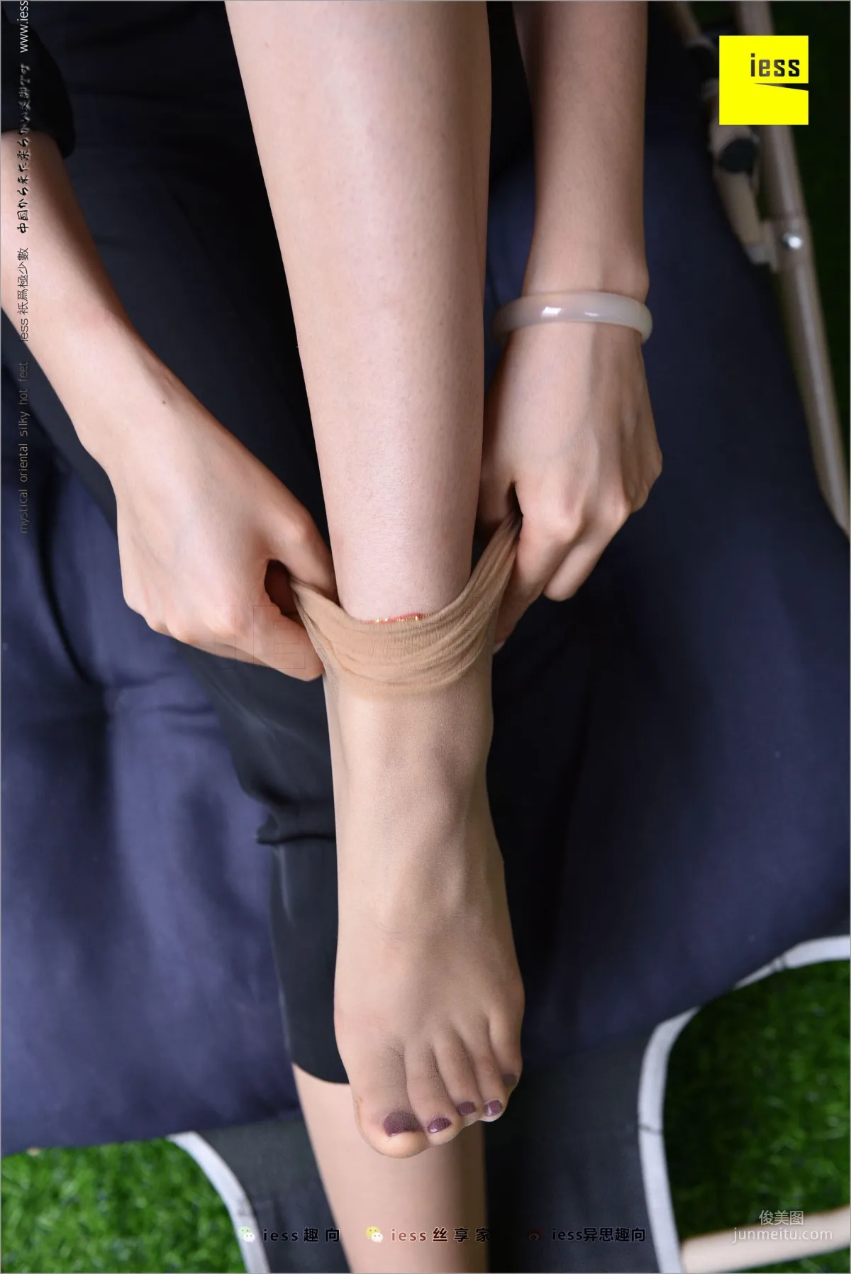 Hua Hua, Mid-Calf Stockings, The Beauty of the Unpopular [IESS] Silk Feet Bento 214, Photo Set photo 64
