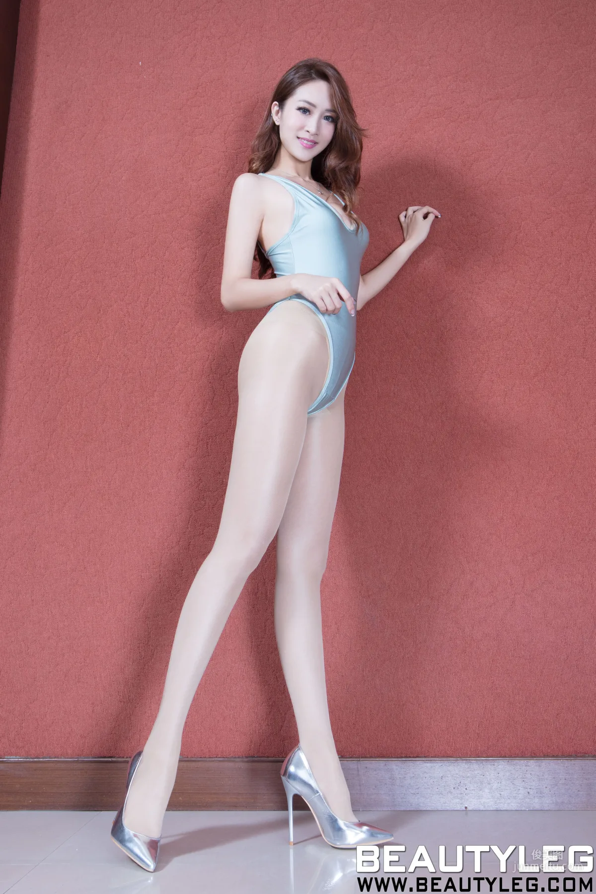 康凱樂Kaylar《肉絲高叉+白絲内衣》 [Beautyleg] No.1595 寫真集 5