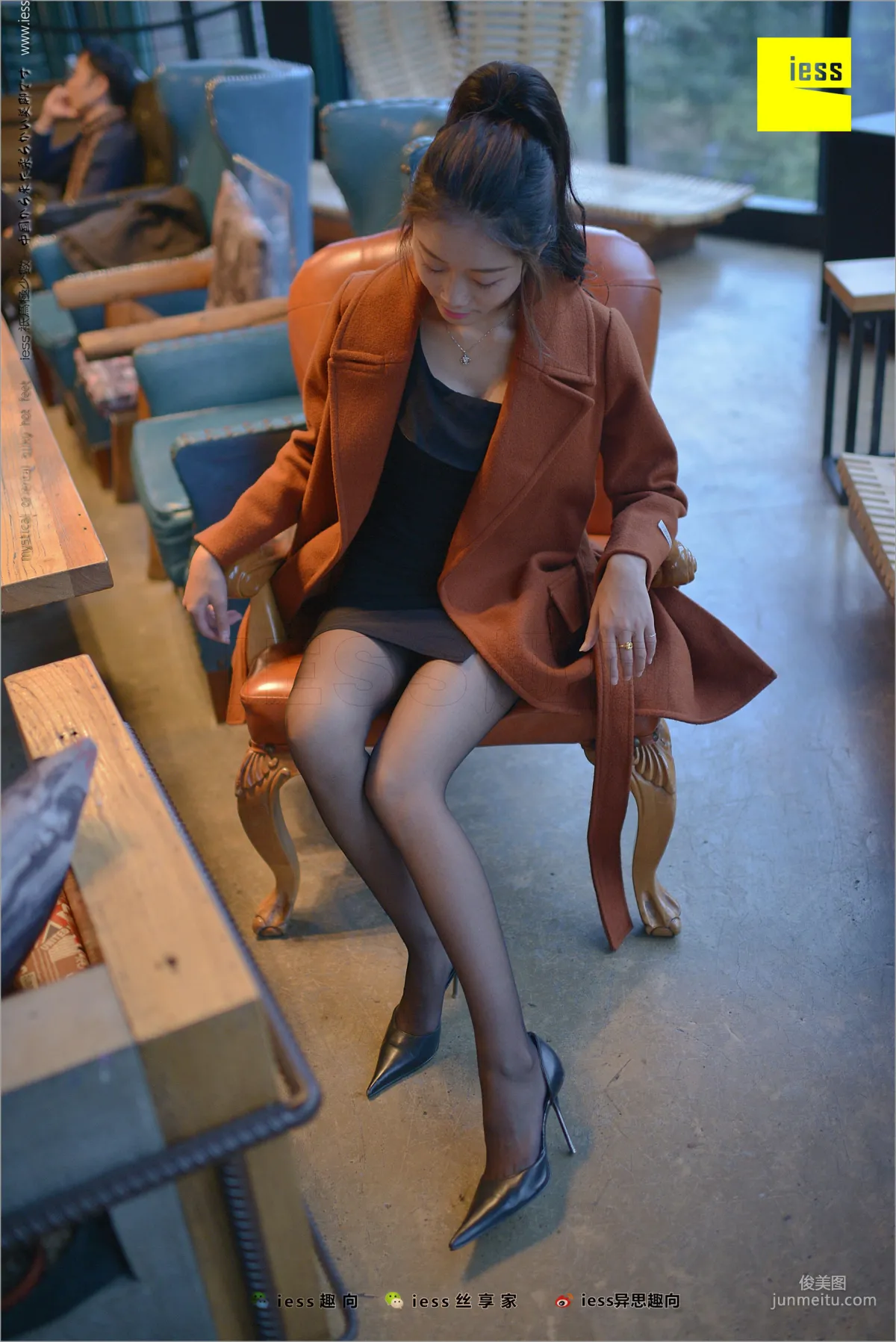 Xiaohei Meijing Jing Black Girl's Black Stockings Beautiful Legs [IESS] Silk Feet Bento 209 Photo Set photo 62