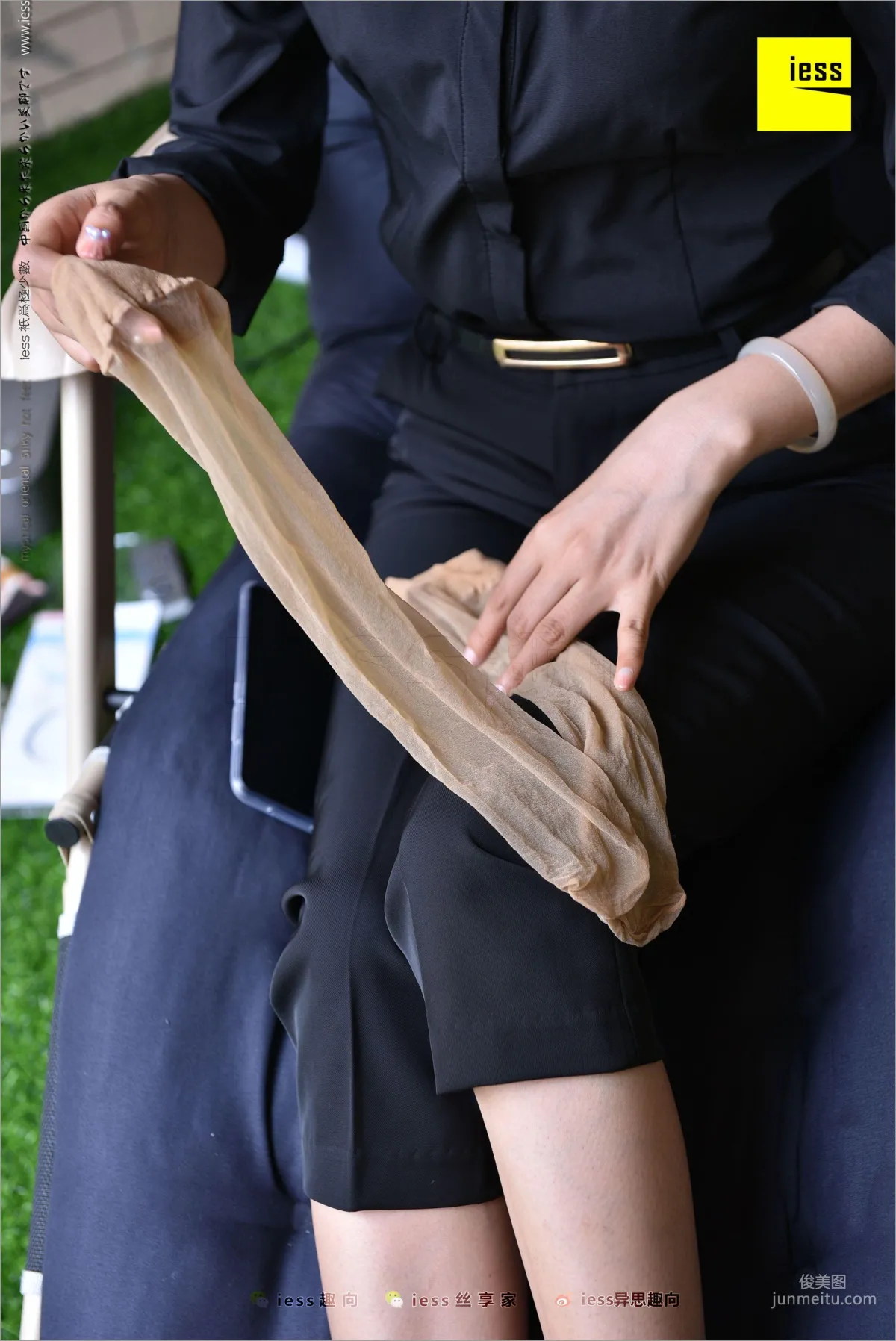 Hua Hua, Mid-Calf Stockings, The Beauty of the Unpopular [IESS] Silk Feet Bento 214, Photo Set photo 17