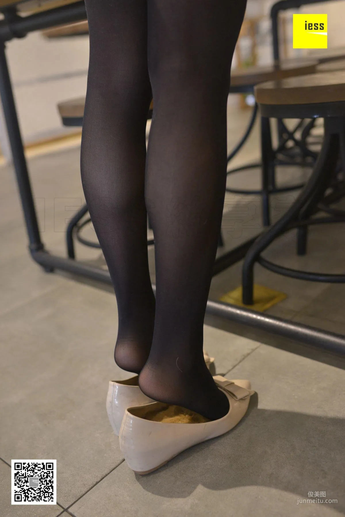 Xiao Yu, 50D Black Stockings and Flats [IESS] Stockings Lover 195 Photo Set photo 25