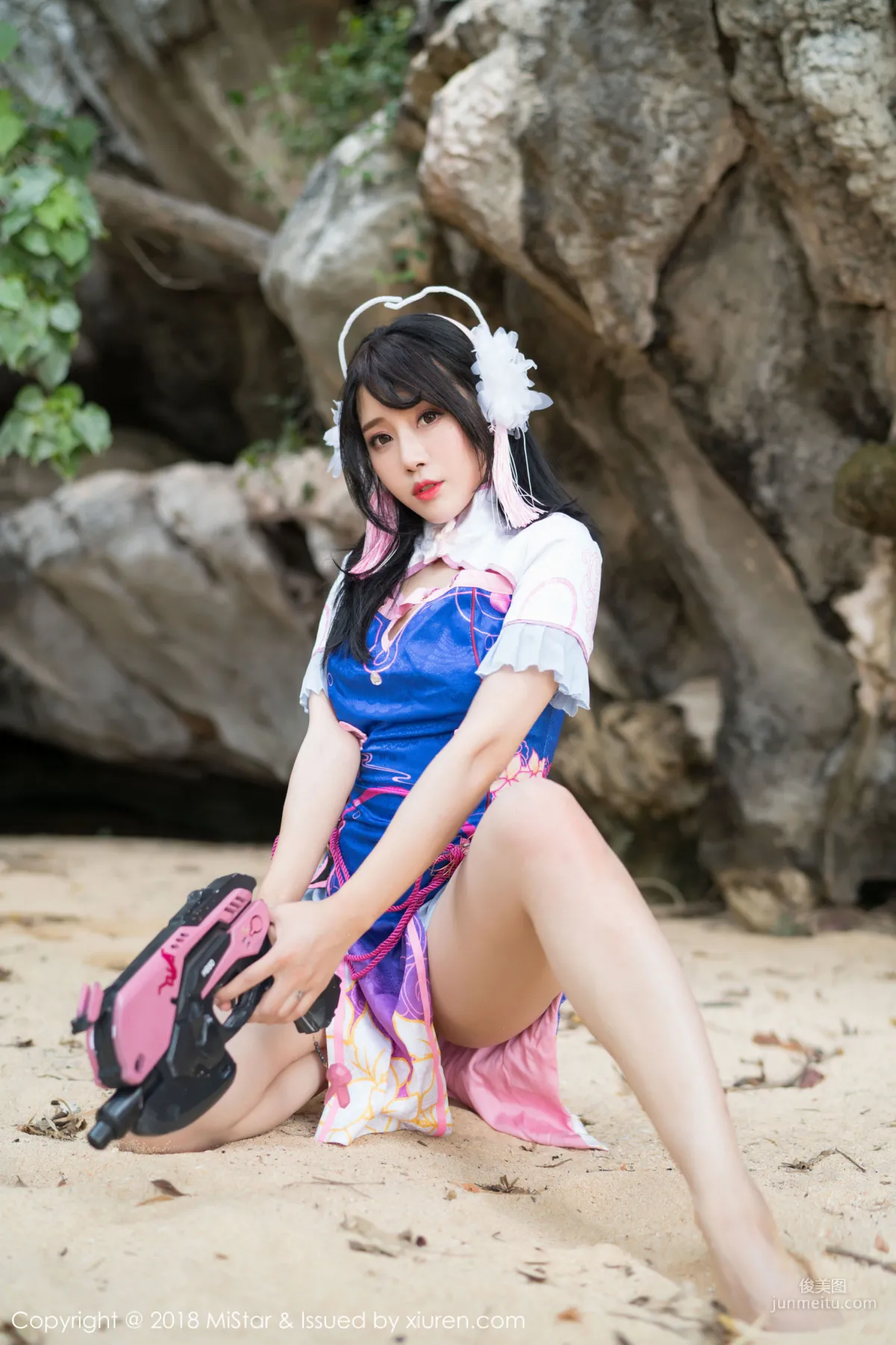 Dou Douliang Outdoor Shoot COS Mai Shiranui and DVA [MiStar] VOL.215 Photo Set photo 30