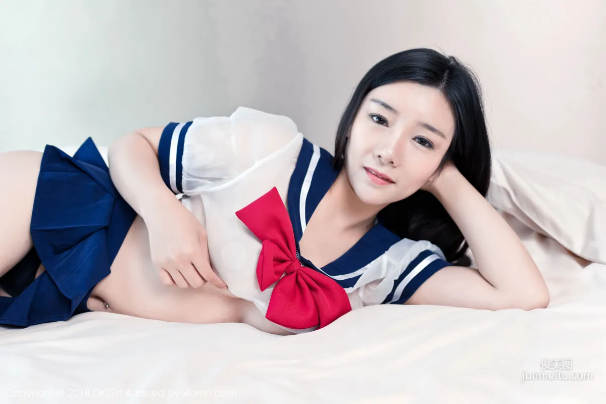 Yuan Meiren Sweet School Uniform Series + SM Lingerie [DKGirl] Vol.061 Photo Set photo 20