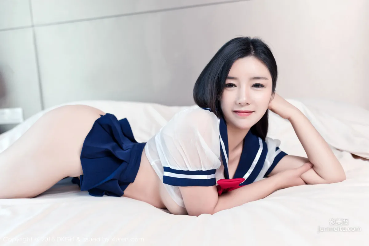 Yuan Meiren Sweet School Uniform Series + SM Lingerie [DKGirl] Vol.061 Photo Set photo 21