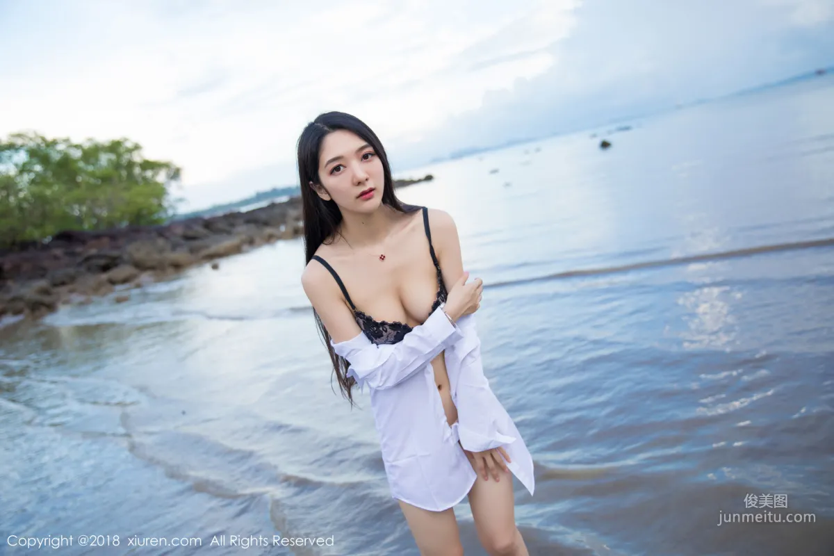 Xiao Reba 'White Shirt and Lace Lingerie Series' [XiuRen] No.962 Photo Set photo 25
