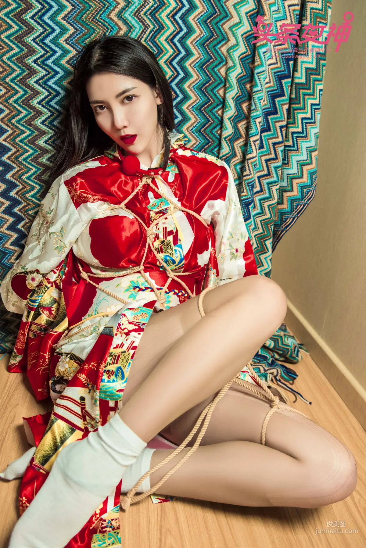 Feng Xuejiao "The Charm of Kimono" [TouTiao Goddess] Photo Set photo 50