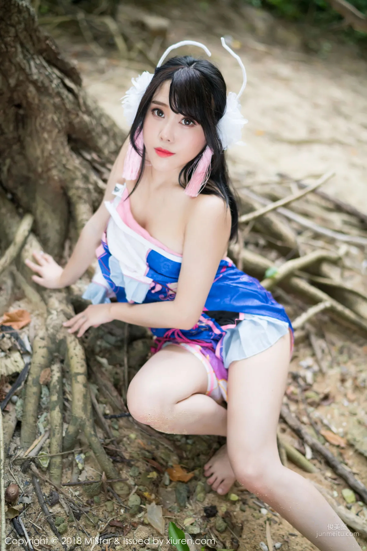 Dou Douliang Outdoor Shoot COS Mai Shiranui and DVA [MiStar] VOL.215 Photo Set photo 43
