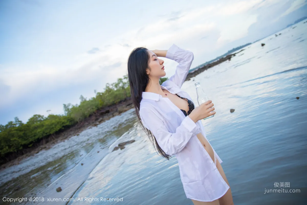 Xiao Reba 'White Shirt and Lace Lingerie Series' [XiuRen] No.962 Photo Set photo 38