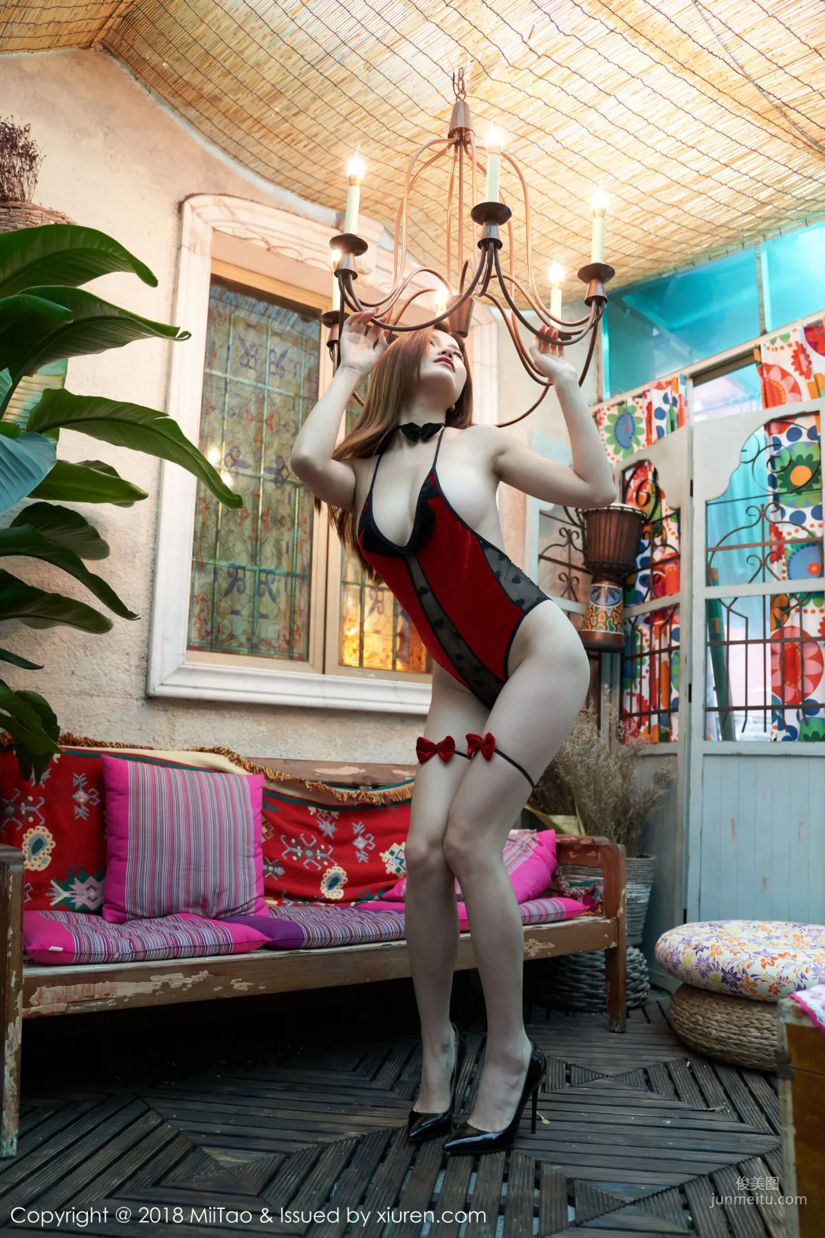 Luxi Lucy "Vacuum Lace Lingerie" [MiiTao] VOL.096 Photo Set photo 26