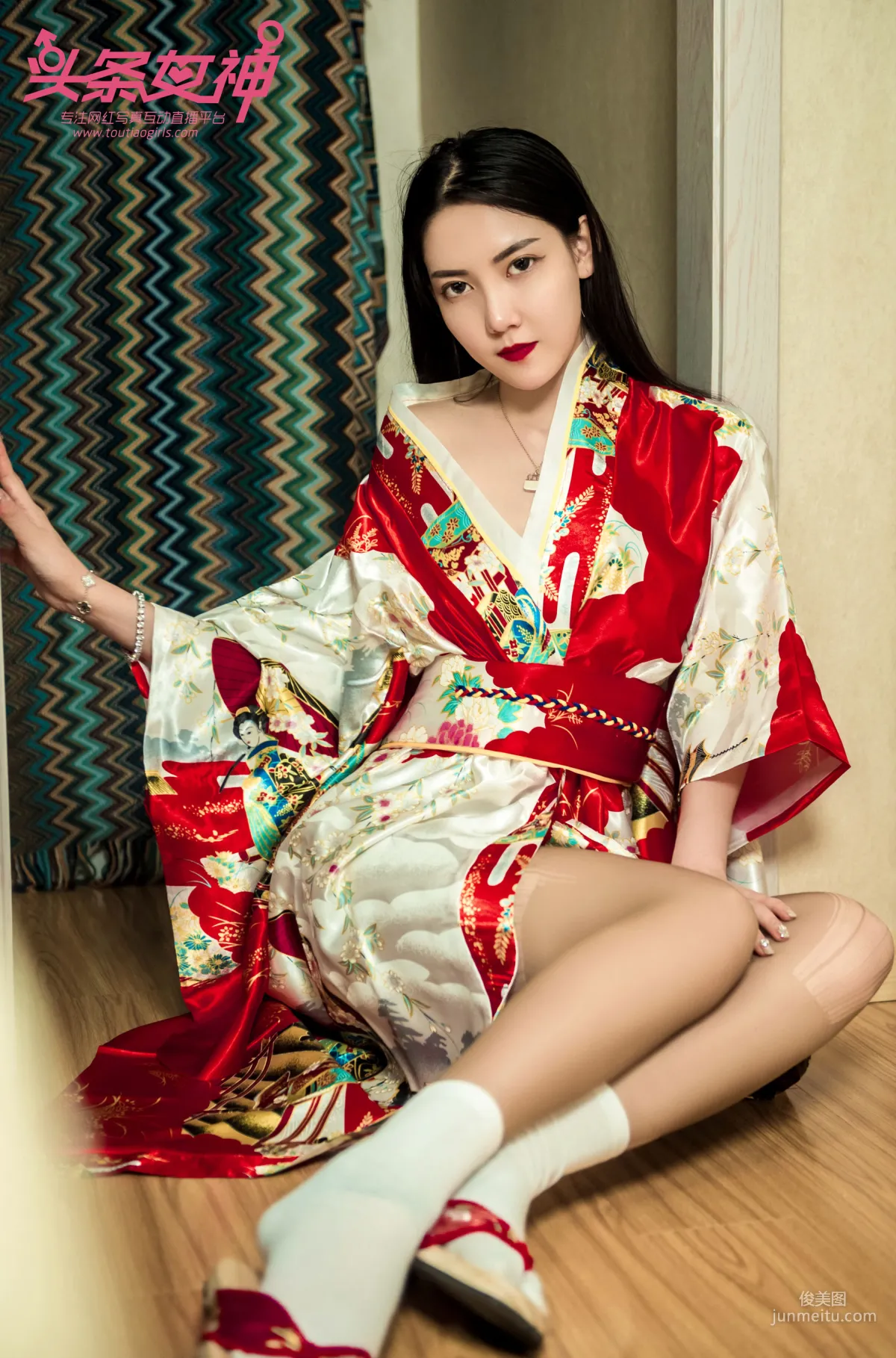 Feng Xuejiao "The Charm of Kimono" [TouTiao Goddess] Photo Set photo 37