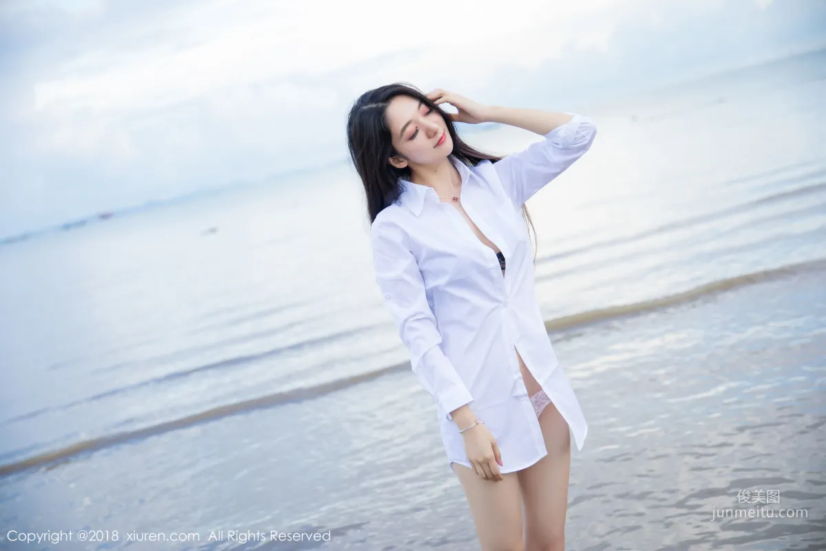 Xiao Reba 'White Shirt and Lace Lingerie Series' [XiuRen] No.962 Photo Set photo 22