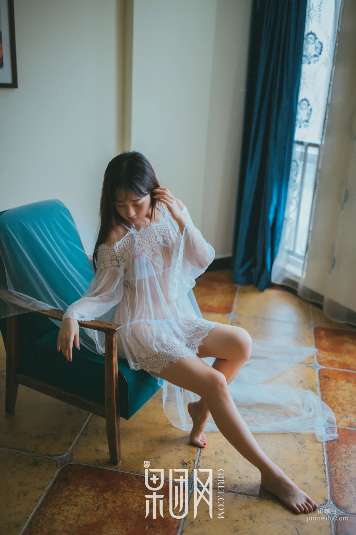 Height and Face and Figure, Perfect Girl Next Door Surprise Debut! [Girlt] Xiong Chuan Ji Xin No.017 Photo Set photo 1