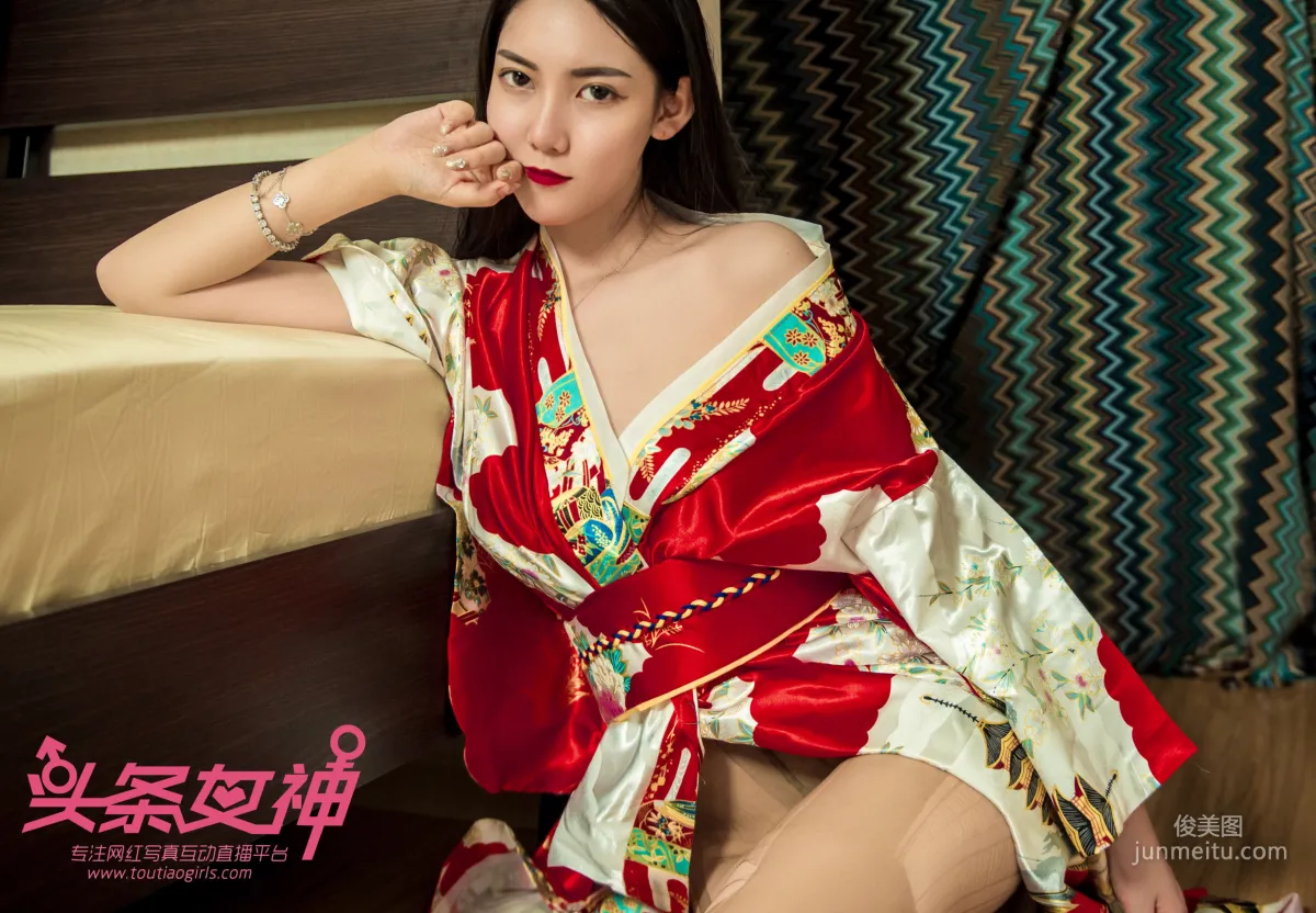 Feng Xuejiao "The Charm of Kimono" [TouTiao Goddess] Photo Set photo 39