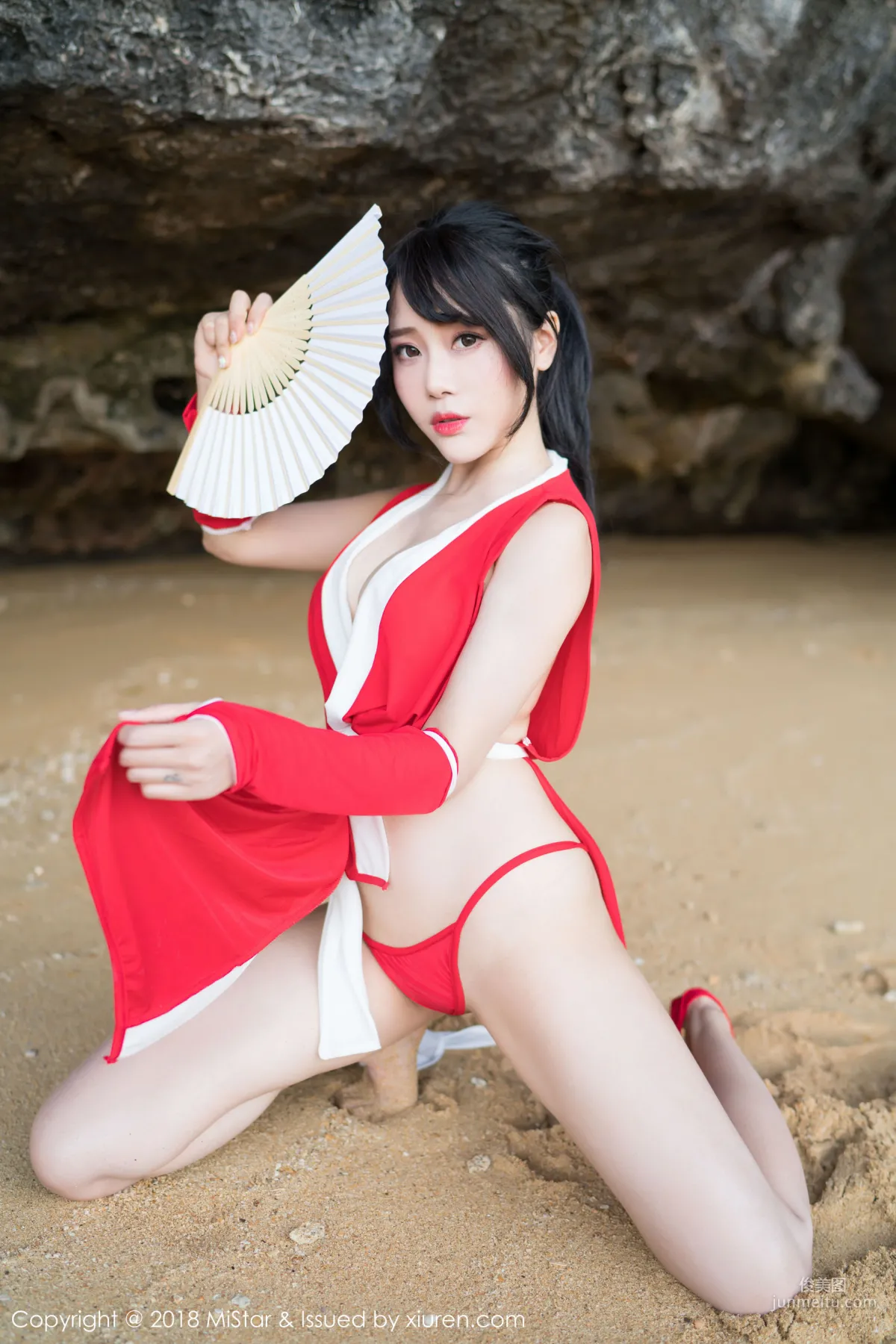 Dou Douliang Outdoor Shoot COS Mai Shiranui and DVA [MiStar] VOL.215 Photo Set photo 6