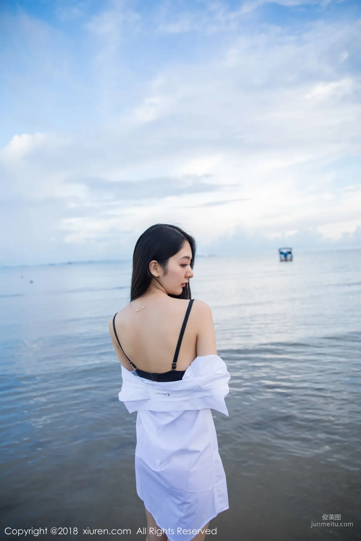 Xiao Reba 'White Shirt and Lace Lingerie Series' [XiuRen] No.962 Photo Set photo 27