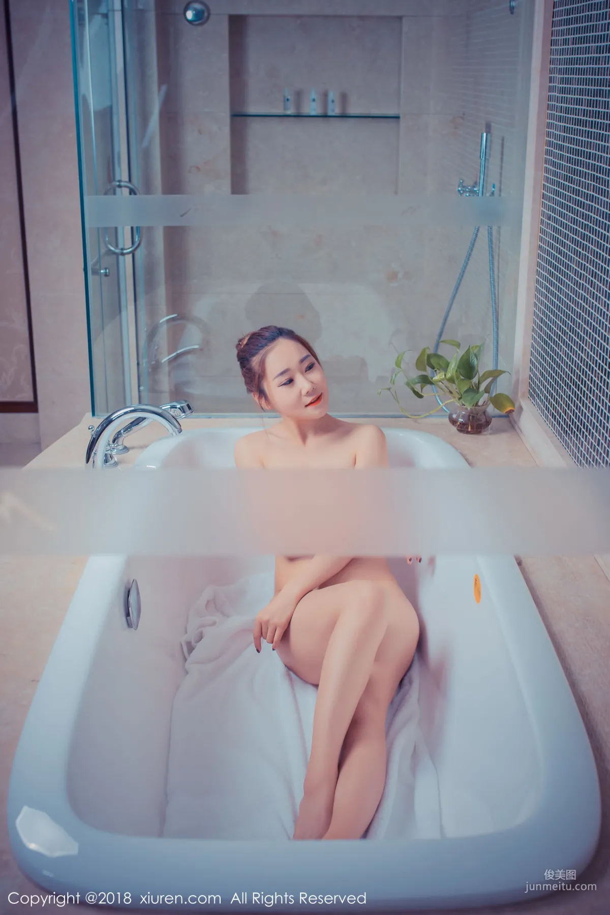 Mianhuatang candy, Bathroom School Swimsuit Series [XiuRen] No.951 Photo Set photo 38