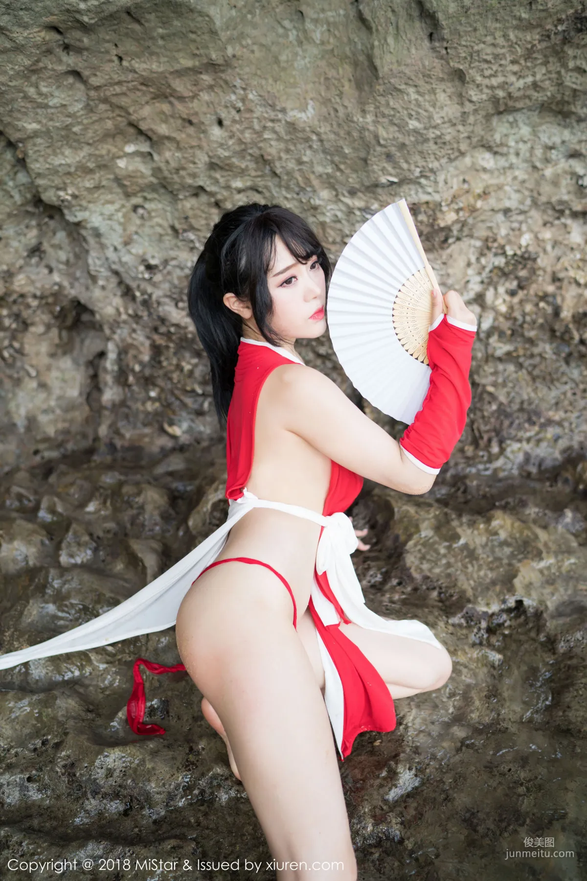 Dou Douliang Outdoor Shoot COS Mai Shiranui and DVA [MiStar] VOL.215 Photo Set photo 16