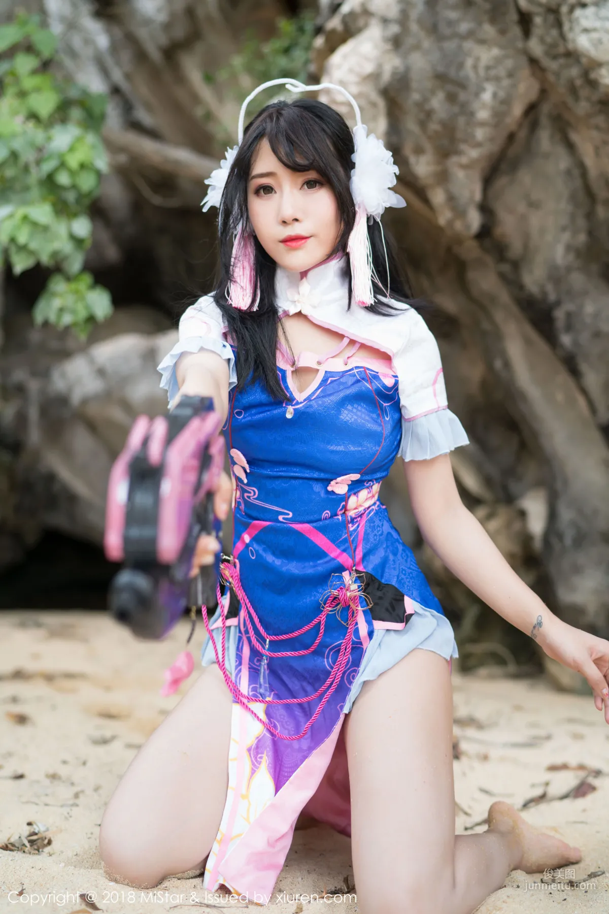 Dou Douliang Outdoor Shoot COS Mai Shiranui and DVA [MiStar] VOL.215 Photo Set photo 31