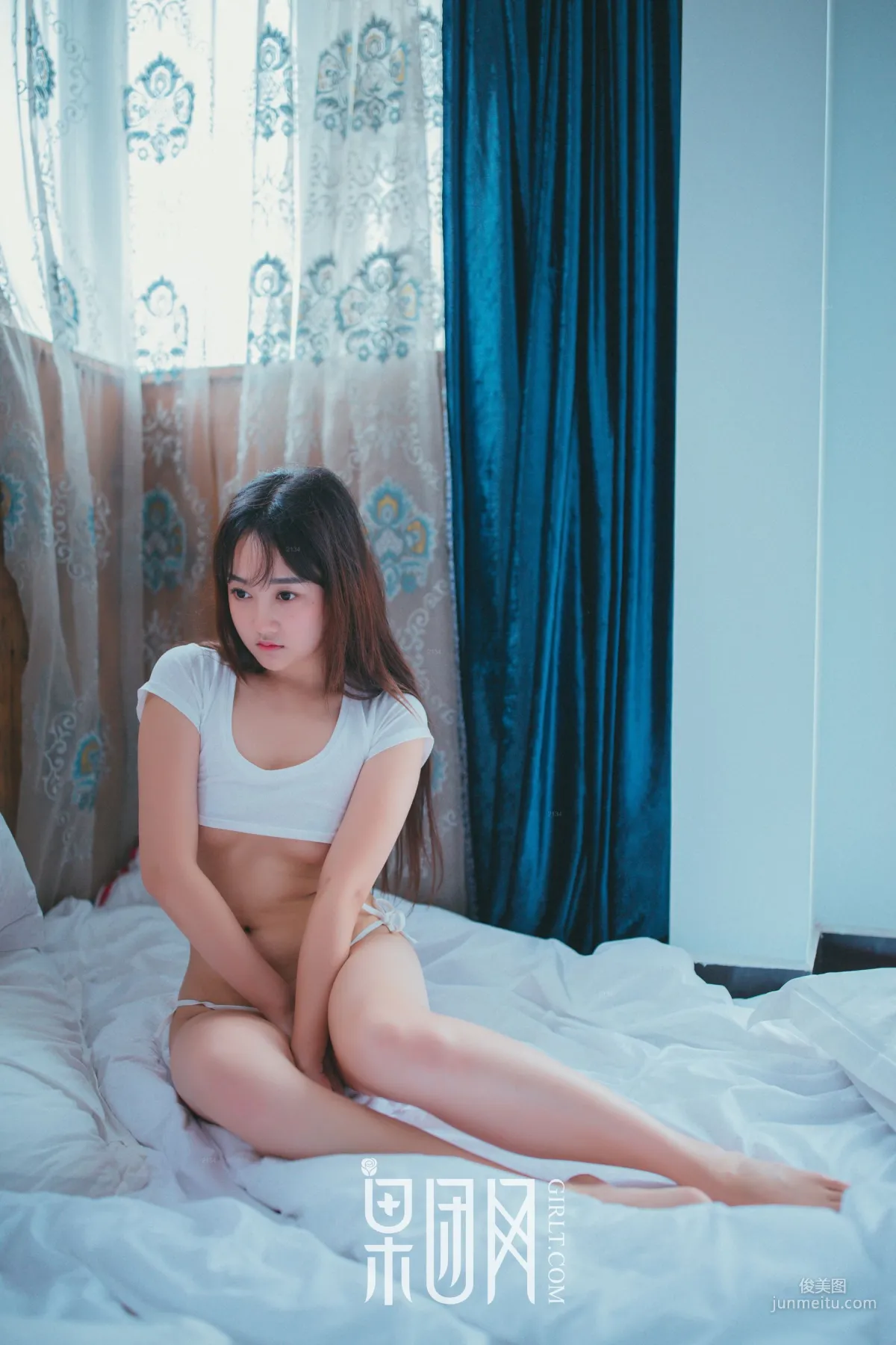 Height and Face and Figure, Perfect Girl Next Door Surprise Debut! [Girlt] Xiong Chuan Ji Xin No.017 Photo Set photo 31