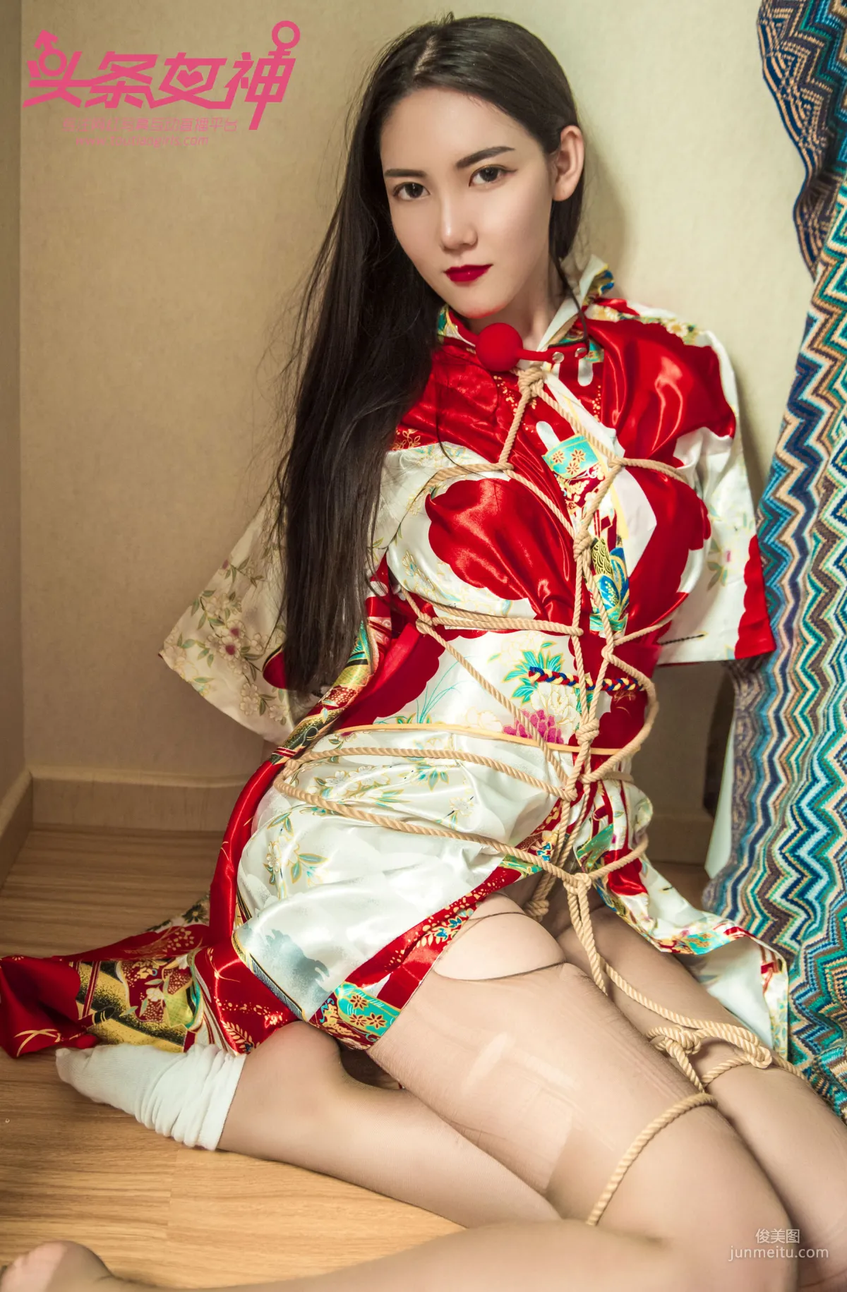 Feng Xuejiao "The Charm of Kimono" [TouTiao Goddess] Photo Set photo 54