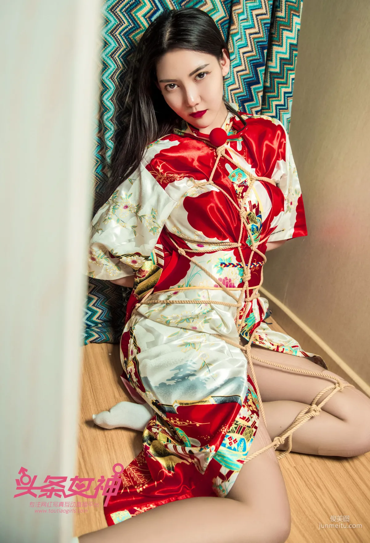 Feng Xuejiao "The Charm of Kimono" [TouTiao Goddess] Photo Set photo 48