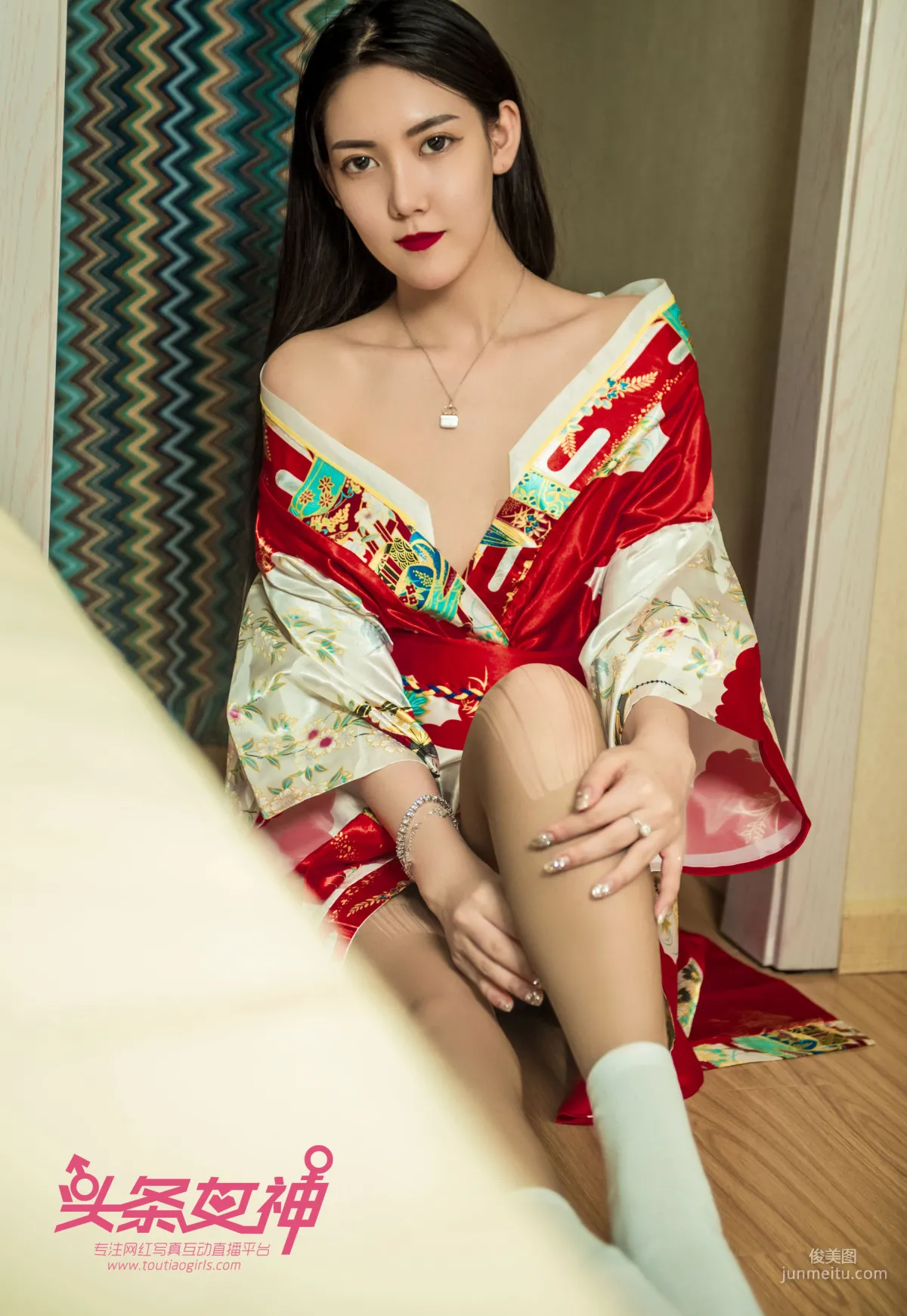Feng Xuejiao "The Charm of Kimono" [TouTiao Goddess] Photo Set photo 35