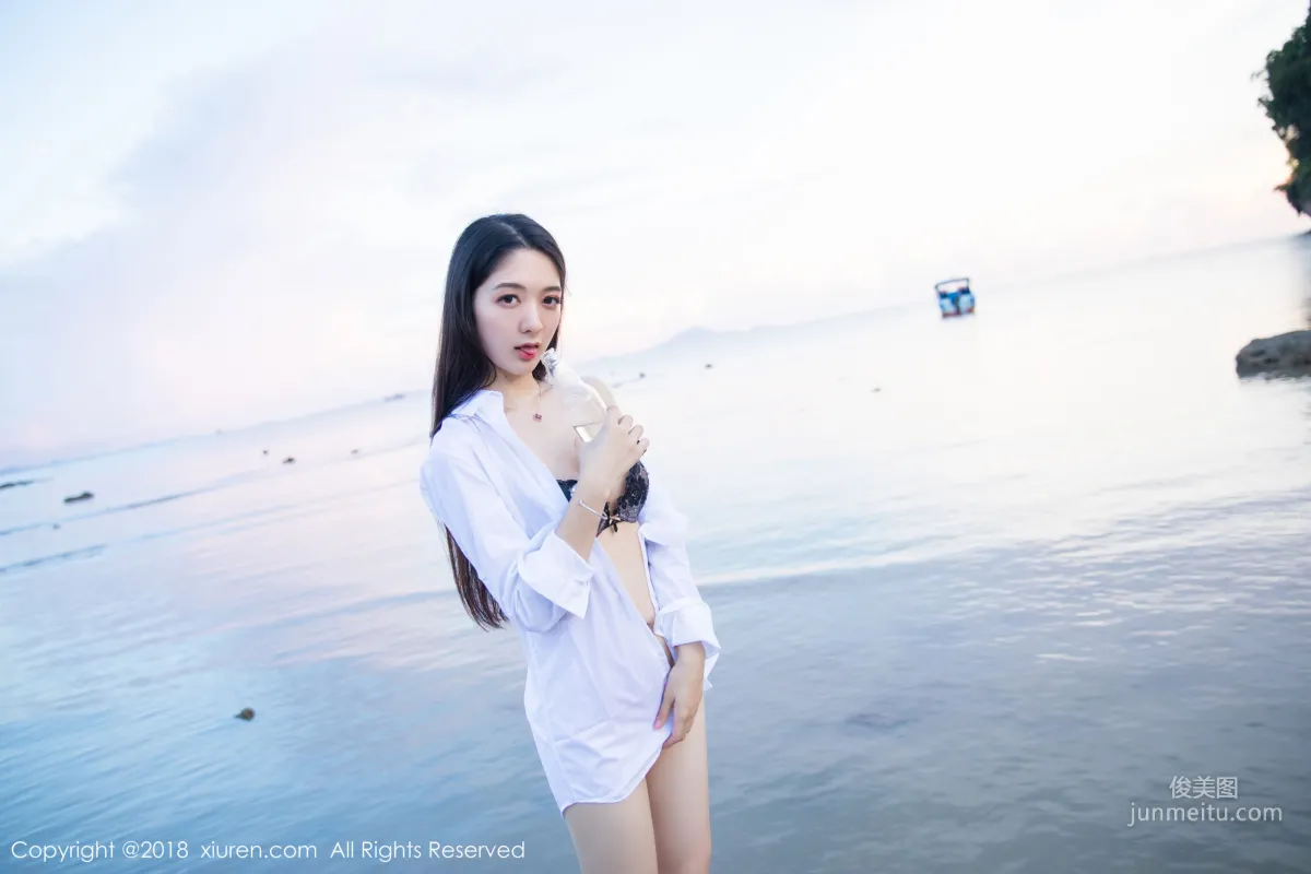 Xiao Reba 'White Shirt and Lace Lingerie Series' [XiuRen] No.962 Photo Set photo 40